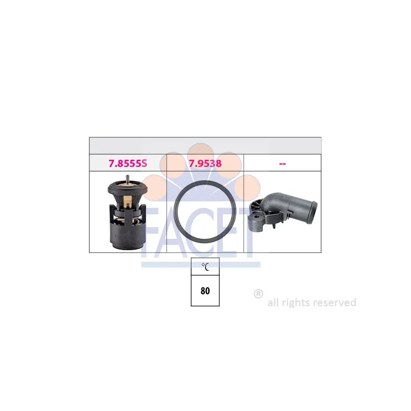 Thermostat d'eau FACET 7.8562K