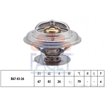 Thermostat d'eau FACET 7.8578S