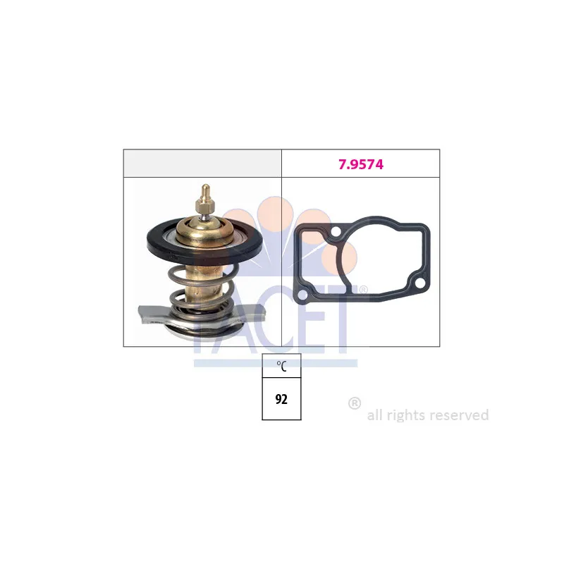 Thermostat d'eau FACET 7.8607