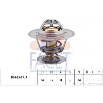 Thermostat d'eau FACET 7.8612S