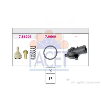 Thermostat d'eau FACET 7.8621K