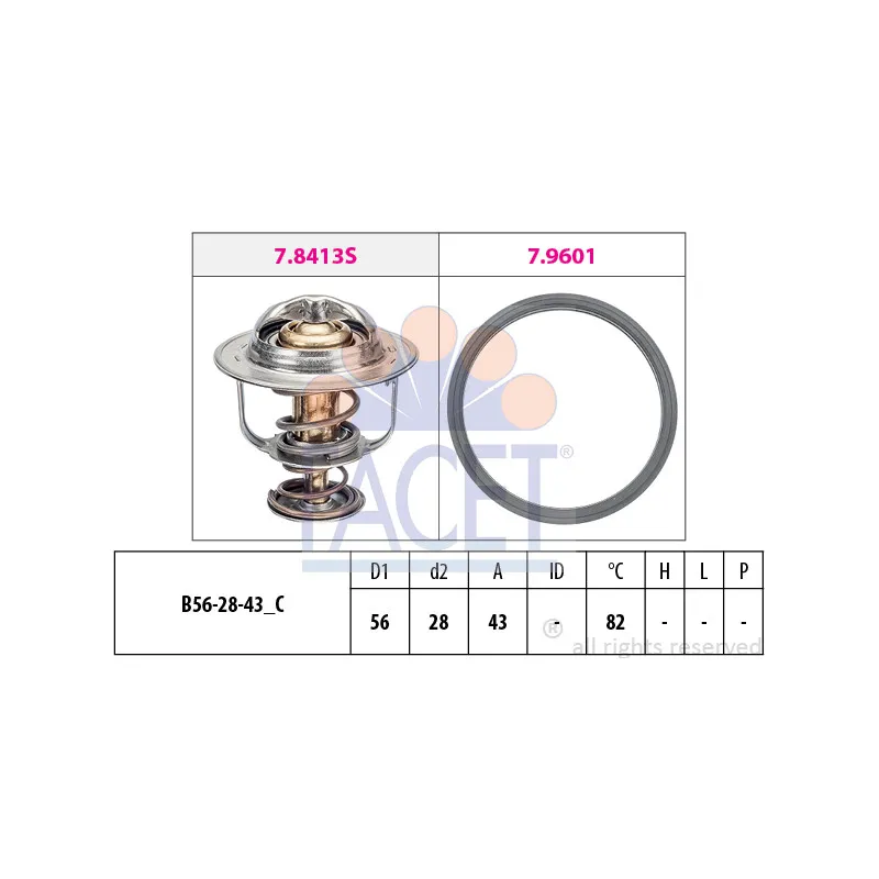 Thermostat d'eau FACET 7.8640