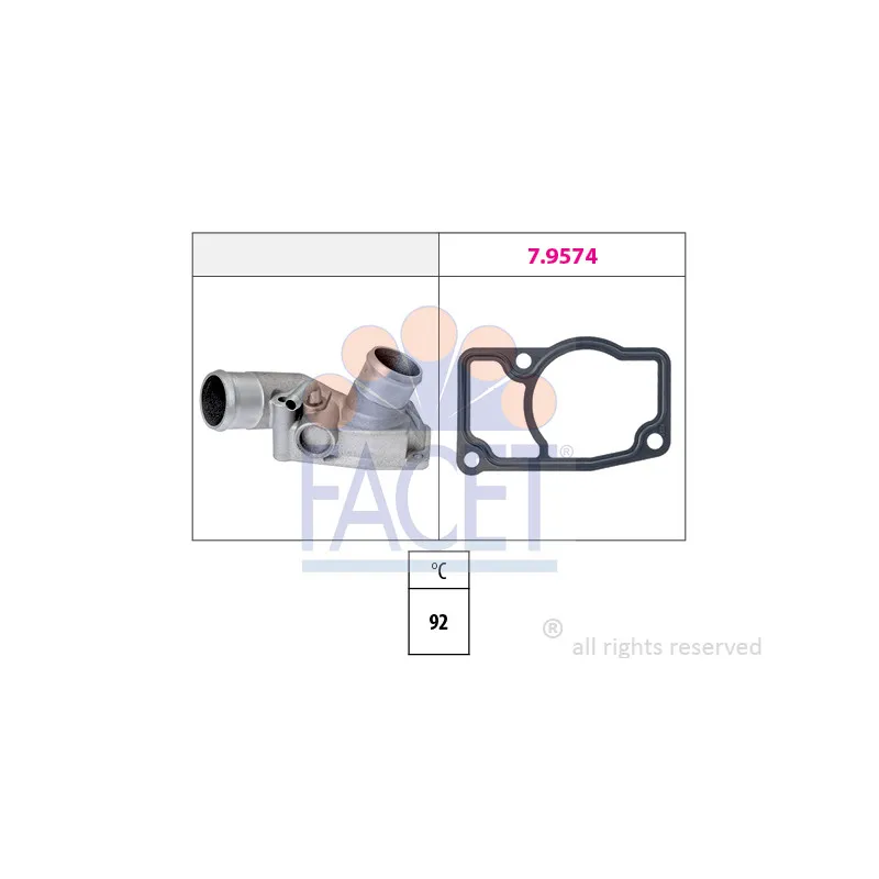 Thermostat d'eau FACET 7.8664