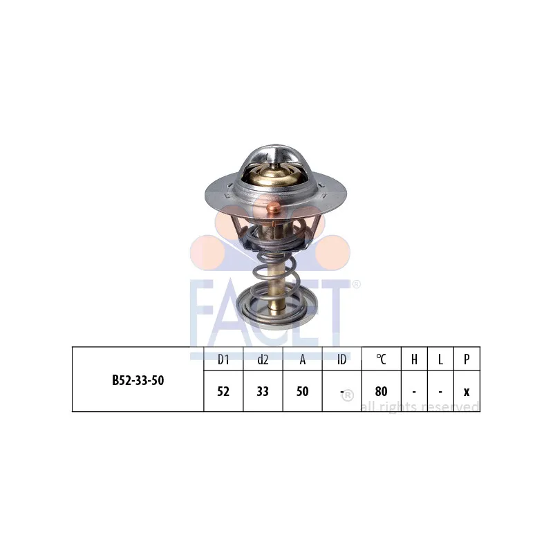 Thermostat d'eau FACET 7.8674S
