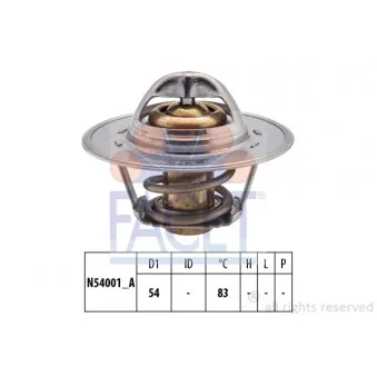 Thermostat d'eau FACET 7.8678S