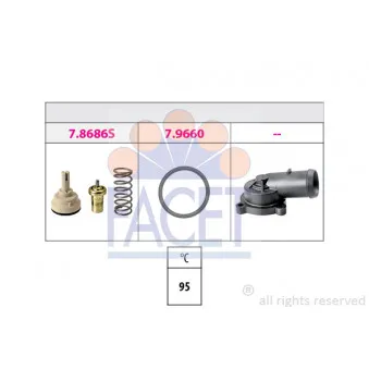 Thermostat d'eau FACET 7.8686K