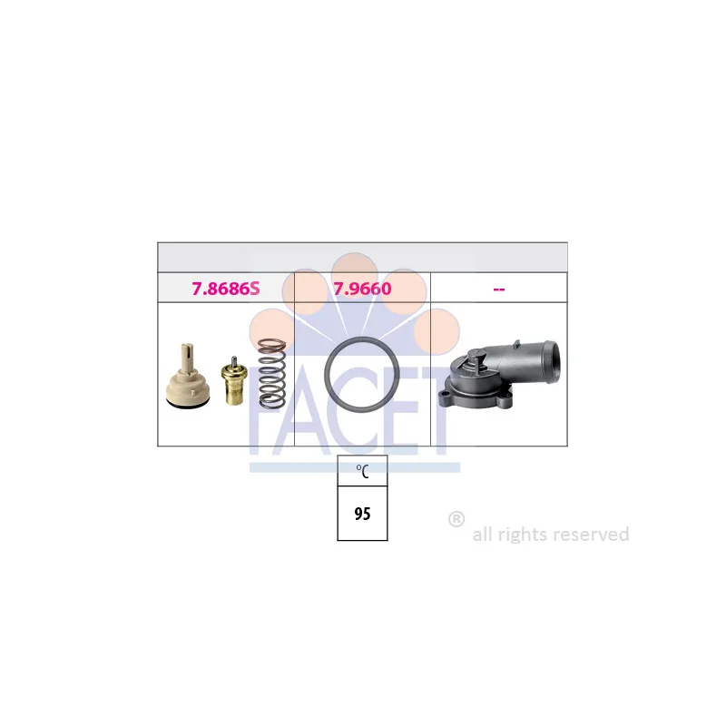 Thermostat d'eau FACET 7.8686K