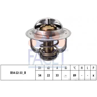 Thermostat d'eau FACET 7.8693S