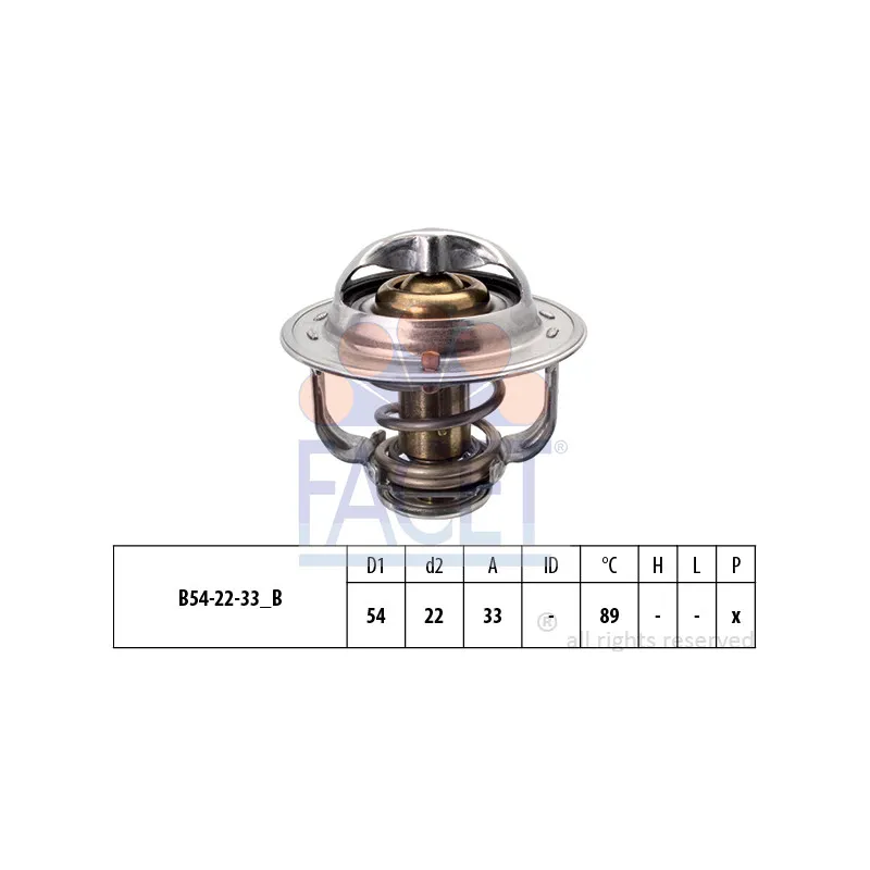 Thermostat d'eau FACET 7.8693S