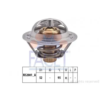 Thermostat d'eau FACET 7.8730S