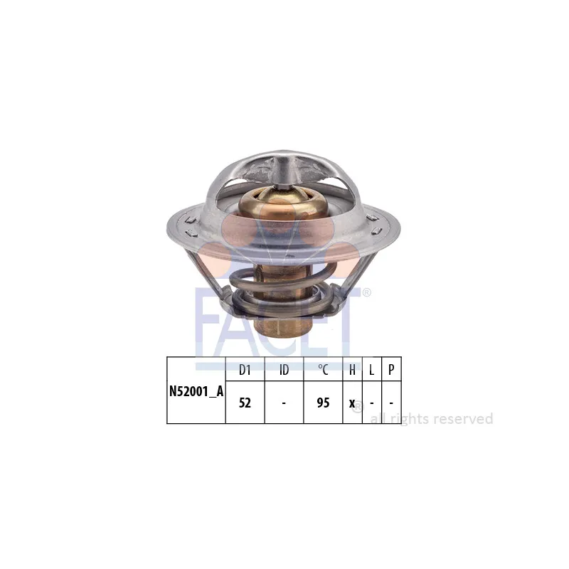 Thermostat d'eau FACET 7.8730S