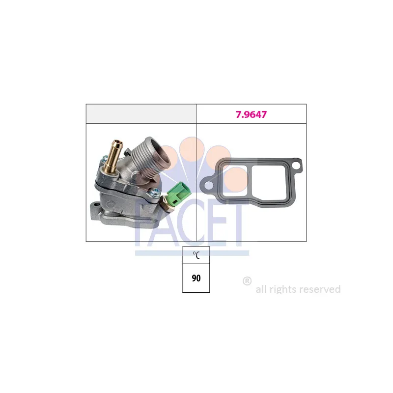 Thermostat d'eau FACET 7.8733