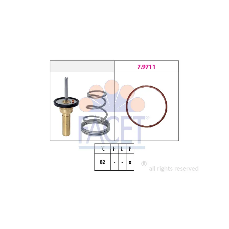 Thermostat d'eau FACET 7.8736