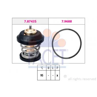 Thermostat d'eau FACET 7.8743