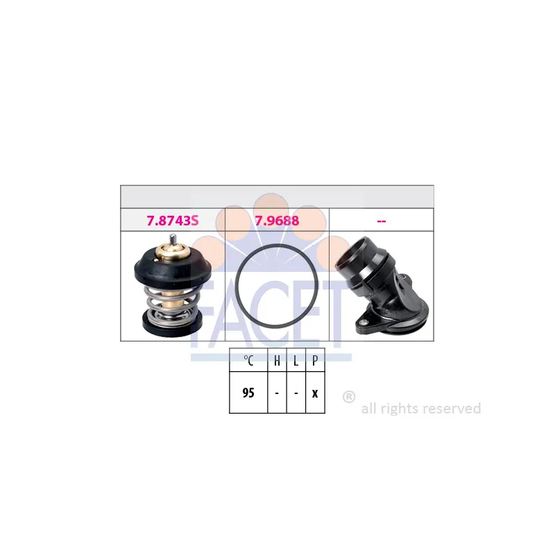 Thermostat d'eau FACET 7.8743K