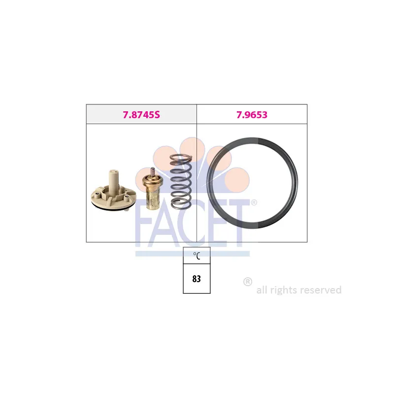 Thermostat d'eau FACET 7.8745