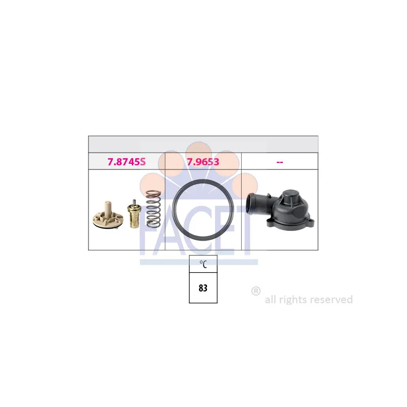 Thermostat d'eau FACET 7.8745K