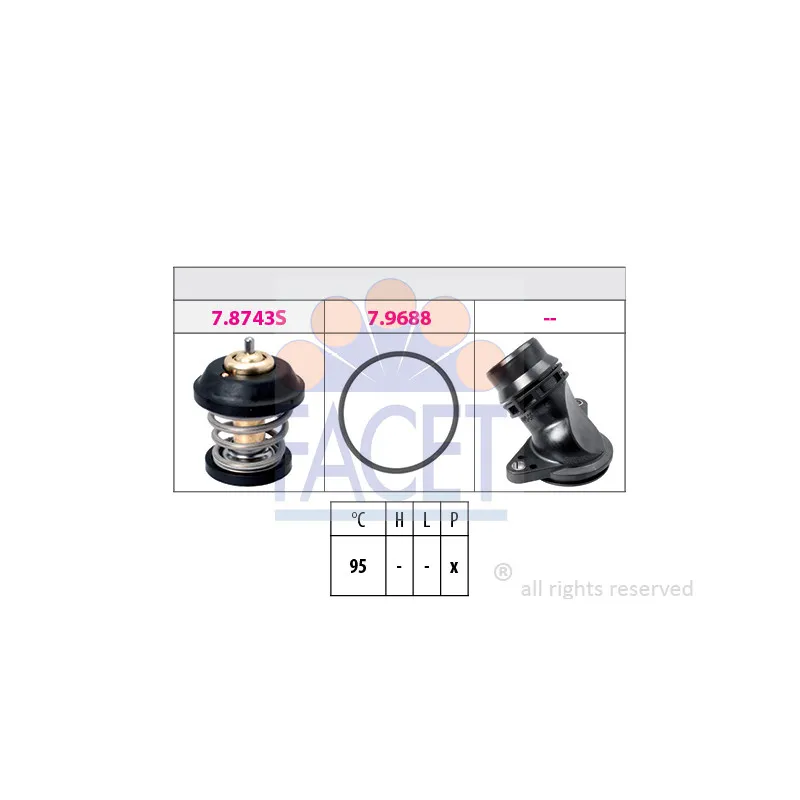 Thermostat d'eau FACET 7.8757K