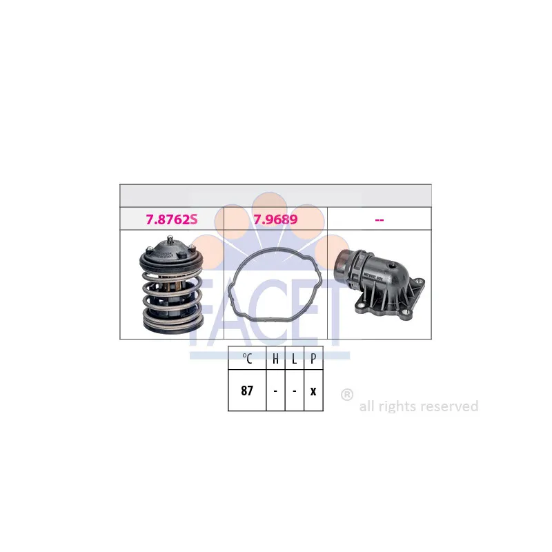 Thermostat d'eau FACET 7.8763K