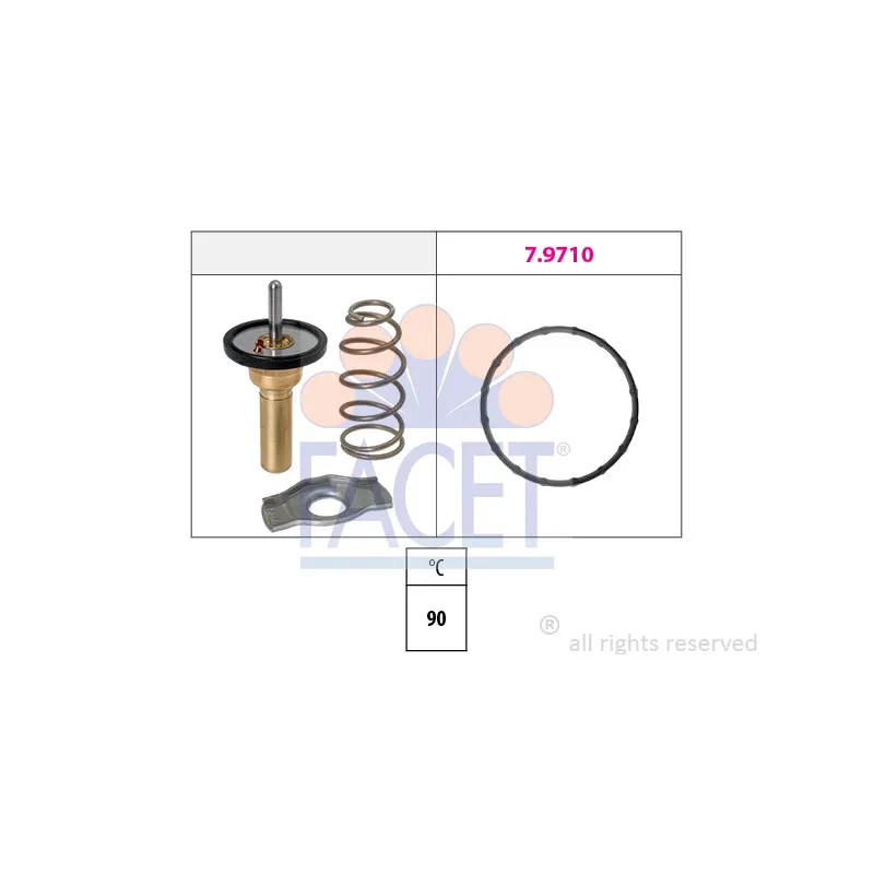 Thermostat d'eau FACET 7.8774