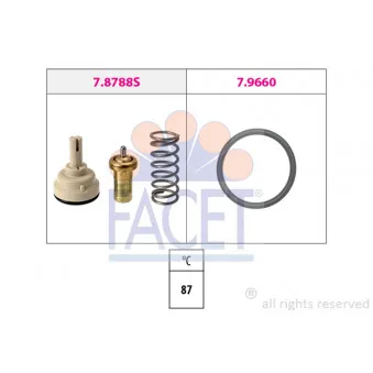 Thermostat d'eau FACET 7.8788