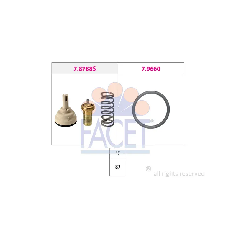 Thermostat d'eau FACET 7.8788