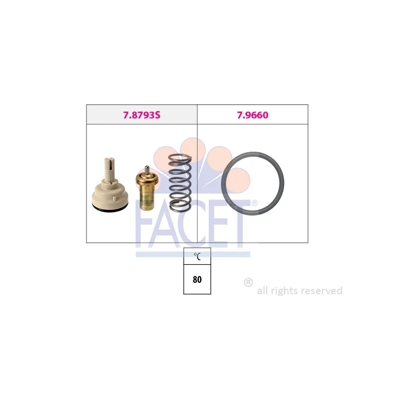 Thermostat d'eau FACET 7.8793