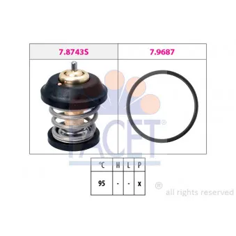 Thermostat d'eau FACET 7.8799