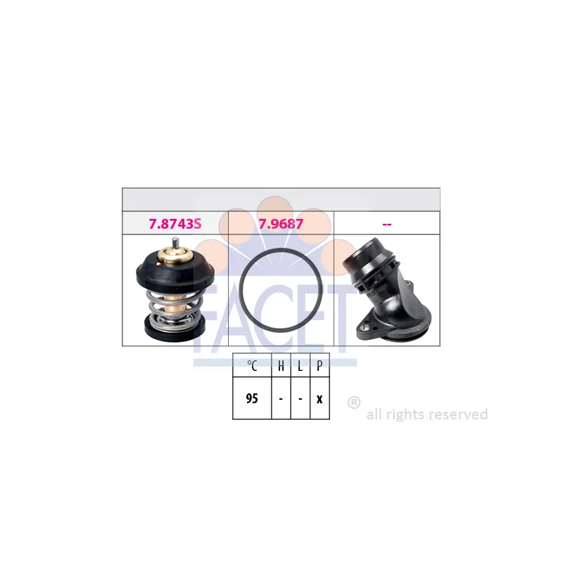 Thermostat d'eau FACET 7.8799K