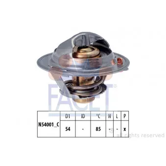 Thermostat d'eau FACET 7.8801S
