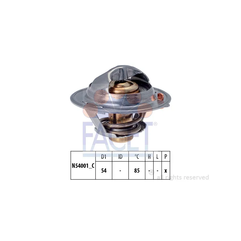Thermostat d'eau FACET 7.8801S
