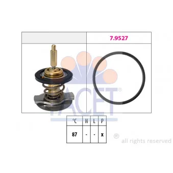Thermostat d'eau FACET 7.8807