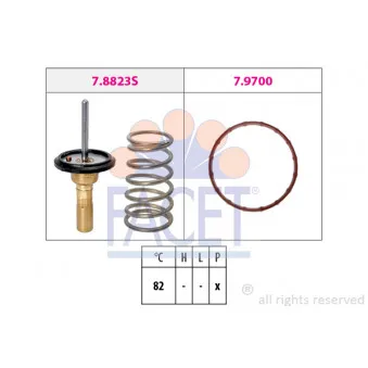 Thermostat d'eau FACET 7.8823