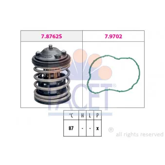 Thermostat d'eau FACET 7.8827