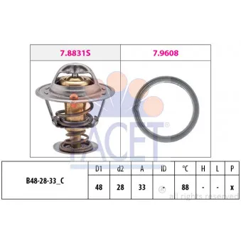 Thermostat d'eau FACET