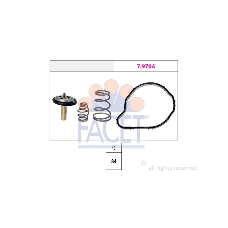 Thermostat d'eau FACET 7.8841