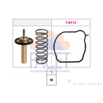 Thermostat d'eau FACET 7.8846