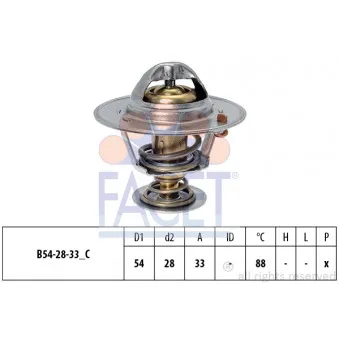 Thermostat d'eau FACET 7.8870S