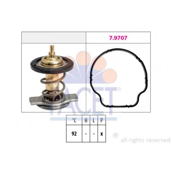 Thermostat d'eau FACET 7.8929