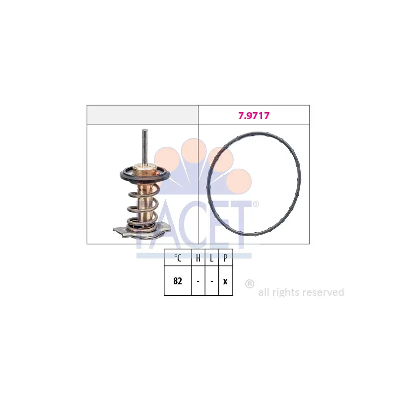 Thermostat d'eau FACET 7.8937