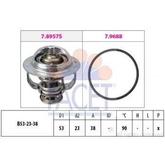 Thermostat d'eau FACET 7.8957