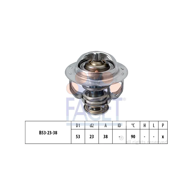 Thermostat d'eau FACET 7.8957S