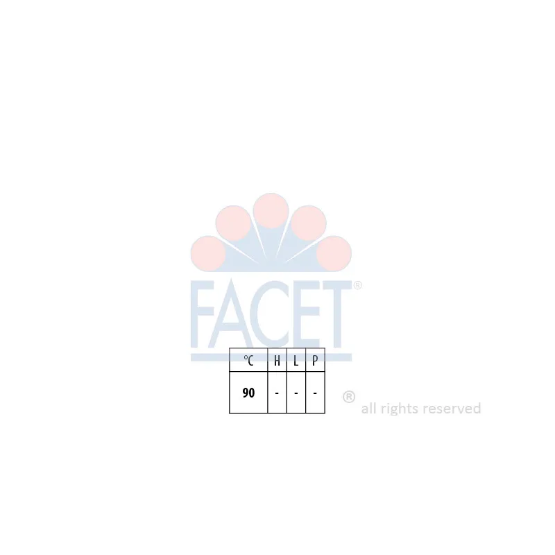 Thermostat d'eau FACET 7.8974