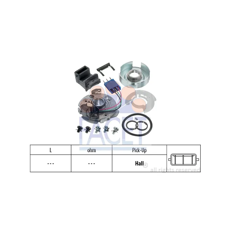 Capteur, impulsion d'allumage FACET 8.2693