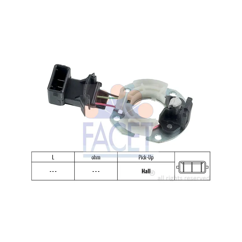 Capteur, impulsion d'allumage FACET 8.2723