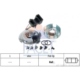 Capteur, impulsion d'allumage FACET 8.2725