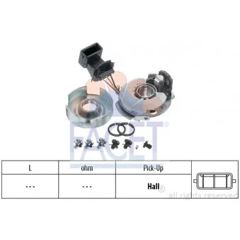 Capteur, impulsion d'allumage FACET 8.2731