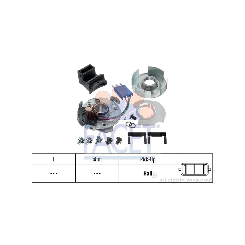 Capteur, impulsion d'allumage FACET 8.2734
