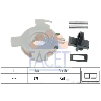 Capteur, impulsion d'allumage FACET 8.3619