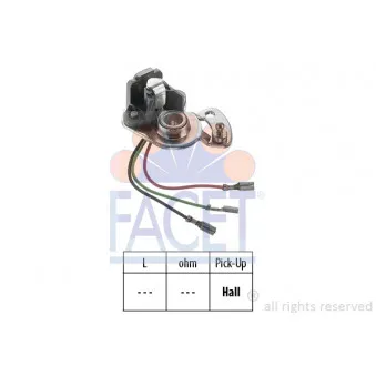 Capteur, impulsion d'allumage FACET 8.4979